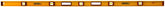 Johnson 1234-7800 I-Beam Level, 78 in L, 5-Vial, Magnetic, Aluminum, Yellow
